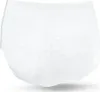 A white disposable incontinence product is shown against a white background. Produktbild-Vorschau
