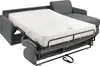 Ecksofa mit Matratze - Ecke wechselbar - Stoff - Grau - Produktbild-Vorschau 3