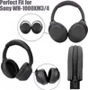 A collage of images showing Sony WH-1000XM3/4 headphones and accessories. Produktbild-Vorschau