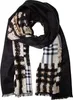 Winterschal XXL Seidenflanell Schal Stola braun beige Produktbild-Vorschau 1