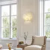 Wandleuchte 30CM Moderne Kreative Weiße künstliche Feder Produktbild-Vorschau 6