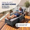 CASARIA® Sonnenliege mit Rollen Extra Breit 90cm 7cm Produktbild-Vorschau 8
