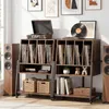 Stojan na gramofon KOMFOTTEU, stolek na vinylové desky s Náhled obrázku produktu 2