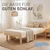 Homestyle4u Holzbett 90x200 mit Lattenrost mit Matratze mit Produktbild-Vorschau 1