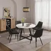 Vicco Esstisch Loyd, 120 x 120 cm ausziehbar, Weiß/Schwarz Produktbild-Vorschau 7