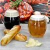 6x Football Biergläser 0,5L geeicht Pille-Relief 6 Personen Produktbild-Vorschau 3