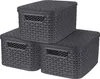 set di 3 STYLE Box S con coperchio antracite Anteprima dell’immagine prodotto 1