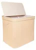 Relaxdays Wäschekorb mit Deckel, Bambus, 170 l, 3 Produktbild-Vorschau 1