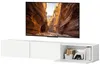 HOMCOM TV-kast, wandmontage, 180 cm, geschikt voor Productafbeelding-voorbeeld 1
