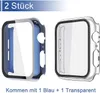 Two protective cases for an Apple Watch are shown against a white background. Produktbild-Vorschau