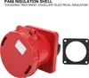 380415V 63A Industriestecker 3P+N+E 5-poliger gerader Produktbild-Vorschau 5