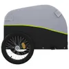 vidaXL Fahrradanhänger Schwarz und Grün 45 kg Eisen Produktbild-Vorschau 7