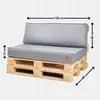 Cuscini decorativi a forma di fiore per pallet e mobili da Anteprima dell’immagine prodotto 7