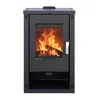 Kaminofen ALAZ K10M Schwarz 10 kW, Kamin Heizofen Produktbild-Vorschau 8