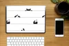 MuchoWow® Laptop Aufkleber Sticker Cover Katze - Muster - Produktbild-Vorschau 2