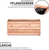 Pflanzkübel Holz "Modulo" aus naturbelassener Lärche Produktbild-Vorschau 3