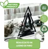 be4nature Set Albero di Natale in legno 2 pezzi, 38 e 55 Anteprima dell’immagine prodotto 4