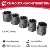 5tlg Impact Schraubenausdreher Set 1/2 Zoll Schwerlast Produktbild-Vorschau 3