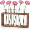 Kleine Vintage Blumenvase, Modern Glas Reagenzgläser für Produktbild-Vorschau 1
