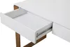 Möbilia Schreibtisch | 2 Schubladen | Platte MDF matt weiß Produktbild-Vorschau 6