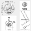 Ewige Echte Rose mit Herz Halskette und Ohrringe Aus 925 Produktbild-Vorschau 3
