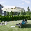 Sekey Sonnenschirm Holz Balkonschirm Rund Marktschirm Ø Produktbild-Vorschau 15