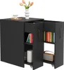 Merax piccola libreria con rotelle, scaffale mobile con Anteprima dell’immagine prodotto 6