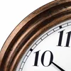 A close-up view of a clock face with Roman numerals and a decorative frame. Produktbild-Vorschau