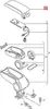 8P0864245 Copertura per bracciolo Audi A3 8P 2004-2012, Anteprima dell’immagine prodotto 3