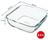 PYREX Preware zapékací mísa, sklo, 25x22 cm, 2,2 l, AIR Náhled obrázku produktu 3