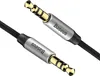 Baseus Audio Kábel miniJack 3,5mm 1m - Srebrny/Czarny - Podgląd zdjęcia produktu 4