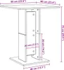 vidaXL Bistro stôl Artisan dub 60x60x75 cm materiál na báze Náhľad obrázku produktu 7