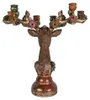 Clayre & Eef kaarsenhouder, hartvormig, 51x21x50 cm, bruin, Productafbeelding-voorbeeld 5