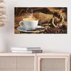 DEQORI Hybrid Leinwand Bild 60x30 cm 'Espresso Eleganz' Produktbild-Vorschau 4