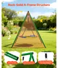 Altalena da giardino SucceBuy con telaio in metallo a forma Anteprima dell’immagine prodotto 3