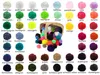 Bommel Wollbommel Pompon 10cm mit einer großen Farbauswahl (1 Stück) Farbkarte Produktbild-Vorschau
