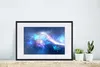 MuchoWow® Gerahmtes Poster Universum - Blau - Sterne 60x40 Produktbild-Vorschau 4