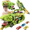 VEĽKÁ AUTOSETA dinosaurus V KUFROVÝCH AUTÍČKACH šmykľavka + Náhľad obrázku produktu 1