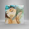 Bild auf Leinwand - Leinwandbild - Frau modern - 30x30cm - Produktbild-Vorschau 3