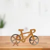 Fahrrad Pizzaschneider aus Holz Produktbild-Vorschau 3