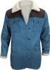 ASKSA Herren Vintage Wildlederjacke Warm Gefuettert Produktbild-Vorschau 3