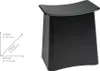 WENKO 2in1 Badhocker Mod. Wing Schwarz Matt, Badhocker mit Produktbild-Vorschau 7