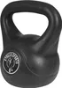 A black kettlebell on a white background. Náhled obrázku produktu