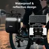 Torba na bagażnik Wiltec czarna, plecak rowerowy 20 l, Podgląd zdjęcia produktu 5