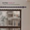 Stilgarnitur Schwarz 120-220 cm – ausziehbare Metall Produktbild-Vorschau 4