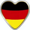 Hermann Schütz Aufkleber Herz Deutschland Dimension 40x40mm Produktbild-Vorschau 1