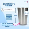 Nerezová fľaša 500 ml 'Metallo' – fľaša na pitie vyrobená z Náhľad obrázku produktu 4