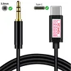 1m USB C auf AUX 3,5mm Klinke Kopfhörer Adapter schwarz Produktbild-Vorschau 1