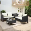 FCH Gartenmöbel Set - Gartenlounge-Set -  Polyrattan Produktbild-Vorschau 8