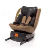 A brown and black car seat on a white background. Produktbild-Vorschau